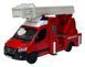 Модель автобуса Kinsmart Mercedes-Benz Sprinter (Пожарная машина, металлическая, инерционная) KT5478W