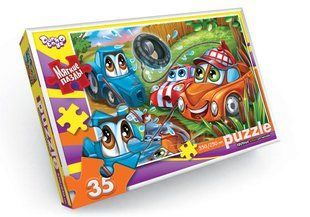 М'які пазли "Машинки" 35 елементів с.9 Danko Toys S35-09-10