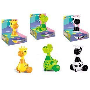Игрушка Животные на колесиках, press&go, арт. 2023-1/2/3