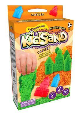 Кинетический песок KidSand коробка мини DankoToys KS-05-01U песок формочки креативное детское творчество детям