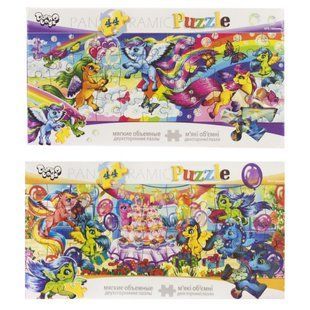 Картинка-пазл с.3 "Поні" (44 дет, м'який, двосторонній) Danko Toys Р44-03-06