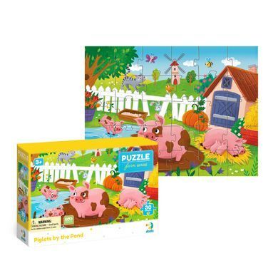 Дитячий пазл Поросята біля ставка Dodo (30 дет.) 300682