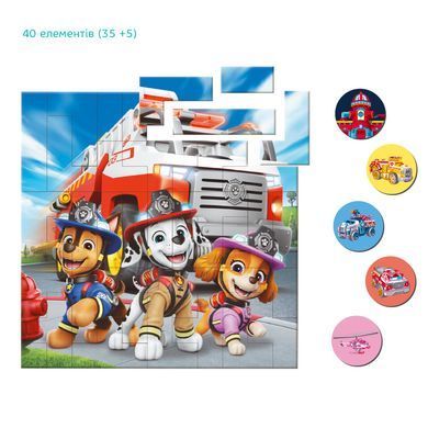 Магнітний пазл Dodo Paw Patrol Пожежні (40 ел.) 20648
