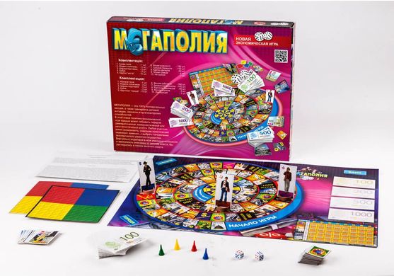 Настольная игра Мегаполия Danko Toys DTG6U економическая стратегия монополия менеджер для детей и взрослых