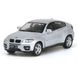 Дитяча колекційна машинка Kinsmart BMW X6 KT5336w металева інерційна відчиняються двері іграшка