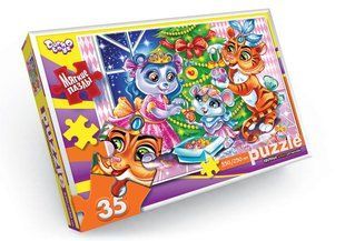 М'які пазли "Новий рік" 35 елементів с.9 Danko Toys S35-09-12