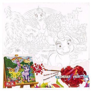 Креативна творчість Розпис на полотні Canvas Painting с.7 (31*31 см) Danko Toys PX-07-01