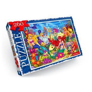 Класичний дитячий пазл "Русалочка" 260 ел. с.12 Danko Toys C260-12-08
