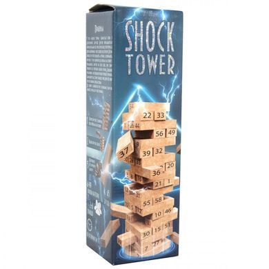 Развлекательная игра Shock Tower 30858, Дженга Strateg, деревянная, башня, головоломка, логическая развивающая