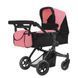 Коляска для ляльки 2 в 1 CARRELLO MAESTRO (з сумкою) 9651B+BAG PEACH PINK