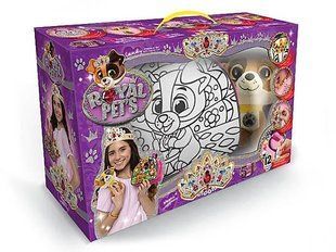 Набір для креативної творчості ROYAL PET`S (укр) RP-01-01U...07U Danko Toys сумочка розмальовка іграшка собака корона для дітей
