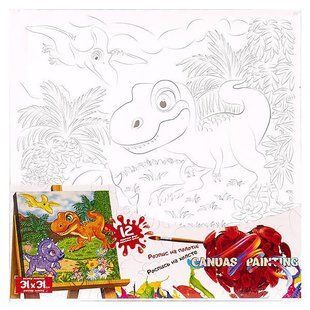 Креативна творчість Розпис на полотні Canvas Painting с.7 (31*31 см) Danko Toys PX-07-02