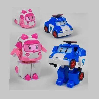 Іграшка Трансформер серії Робокар Полі 83608 Robocar Poli дитячий робот машинка вертоліт для дітей