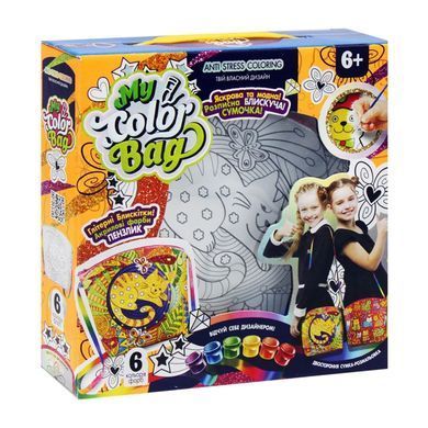 Креативна творчість My Color Bag mCOB-01-01U...05U Сумка розмальовка Danko Toys, УКР., міні сумочка своїми руками