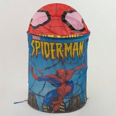 Корзина для игрушек С 36589/36596, Spider men/Frozen, круглая, с ручками, Человек паук, Холодное сердце