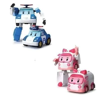Іграшка Трансформер серії Робокар Полі 83608 Robocar Poli дитячий робот машинка вертоліт для дітей