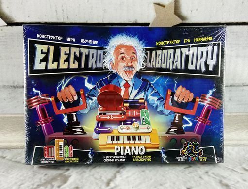 Дитячий електронний конструктор Electro Laboratory Piano ELab-01-02 Піаніно розвиваюча іграшка для дітей