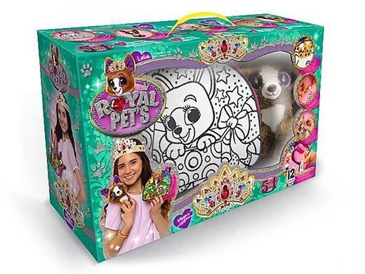 Набор для креативного творчества ROYAL PET`S (укр) RP-01-01U...07U Danko Toys сумочка раскраска игрушка собака