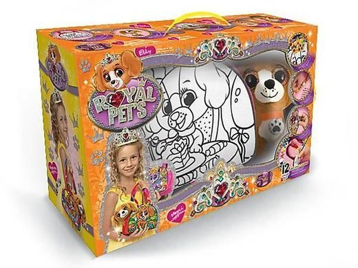 Набор для креативного творчества ROYAL PET`S (укр) RP-01-01U...07U Danko Toys сумочка раскраска игрушка собака