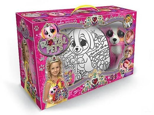 Набор для креативного творчества ROYAL PET`S (укр) RP-01-01U...07U Danko Toys сумочка раскраска игрушка собака