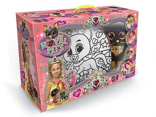 Набор для креативного творчества ROYAL PET`S (укр) RP-01-01U...07U Danko Toys сумочка раскраска игрушка собака
