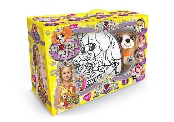 Набор для креативного творчества ROYAL PET`S (укр) RP-01-01U...07U Danko Toys сумочка раскраска игрушка собака