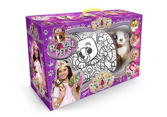 Набор для креативного творчества ROYAL PET`S (укр) RP-01-01U...07U Danko Toys сумочка раскраска игрушка собака