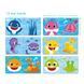 Детский пазл Dodo Baby Shark. Соедини цвета (12 пазлов, 24 дет.) 200586