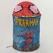 Корзина для игрушек С 36589/36596, Spider men/Frozen, круглая, с ручками, Человек паук, Холодное сердце