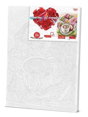 Картина за номерами PAINTING BY NUMBERS економ с.2 (40*50 см) Danko Toys KpNe-40х50-02-03