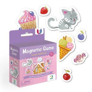 Магнитная игра Котик-сладкоежка Dodo 200233