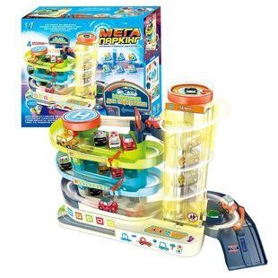 Інтерактивний автотрек парковка з автоматичним підйомником WToys 92629