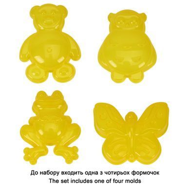 Набор для игры с песком и водой (мельница, лопатка, грабельки, формочки) ТехноК 0112