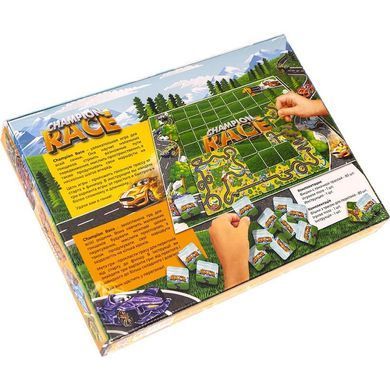 Настільна гра Champion Race Danko Toys G-CR-01-01, гонки машинки, лабіринт, дитяча розважальна гра, для дітей