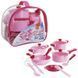 Детский набор посуды Cooking Set Юника 1757 в сумке розовый 25 pcs кастрюли сковорода приборы игрушка кухня