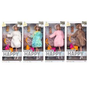 Лялька модниця з песиком та коляскою (29 см) HX888D1