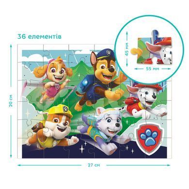 Пазл 2 в 1 Paw Patrol: Такі хороші цуценята (24+36 елем) Dodo 200561