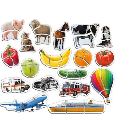 Магнитные пазлы Magdum Magnetic Set (54 магнита, 18 картинок) ML4031-62 EN