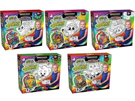 Креативное творчество My Color BagPack CВР-01-01...05 Рюкзачок разрисовка Danko Toys УКР, рюкзак своими руками