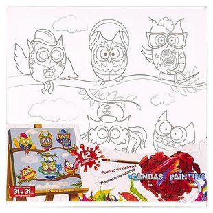 Креативна творчість Розпис на полотні Canvas Painting с.7 (31*31 см) Danko Toys PX-07-05