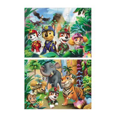 Пазл 2 в 1 Paw Patrol: Пригоди у Джунглях (24+36 елем) Dodo 200572