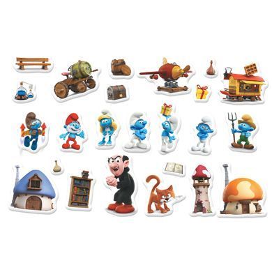 Магнітна гра з планшеткою Гномики Smurfs (24 магніти) Dodo 200627