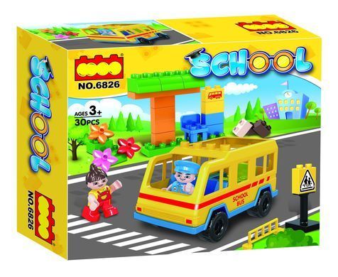 Конструктор Shool Школьный автобус (30 pcs) 6826