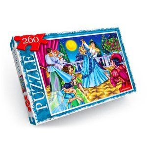 Класичний дитячий пазл "Попелюшка" 260 ел. с.12 Danko Toys C260-12-13
