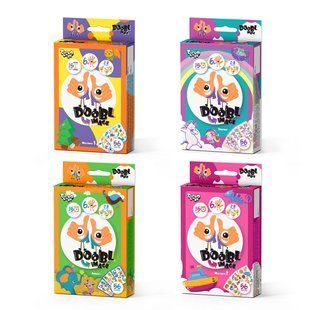 Настольная развлекательная игра Doobl Image мини, Danko Toys DBI-02-01U,02U,03U,04U, УКР., найди двойника