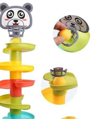 Игра с шариками (мини-баскетбол, башня-трек) MBX094