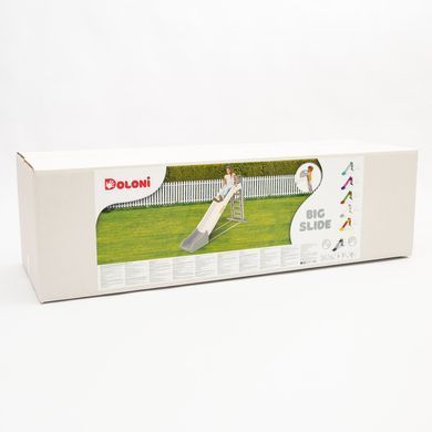 Гірка для катання Doloni Toys 014550/17, Долоні, велика, пластикова, дитяча, спуск 243 см, розбірна, для саду, води