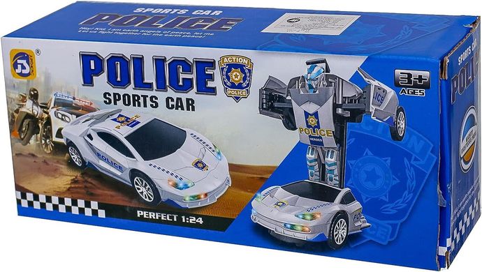 Детский робот-трансформер Police Sports Car 9904-1