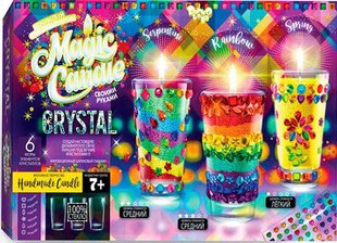 Magic Candle Crystal: Свічки своїми руками Danko Toys MgC-02-01 парафін дитячий набір для творчості дітей свічник