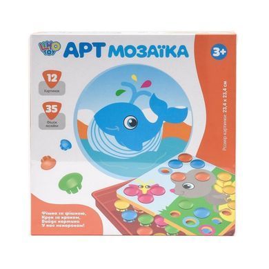 Игрушка Арт мозаика Limo Toy (12 рисунков, 35 фишек) SK 0003 AB